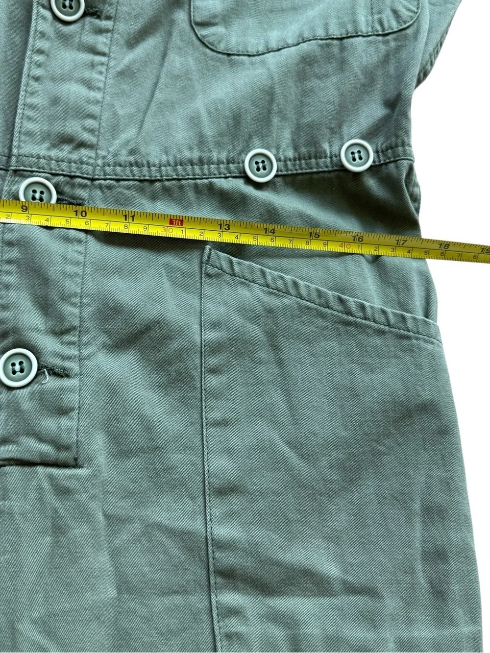 Pistola Utility Jumpsuit Green Short Sleeve Workwear Boiler Suit Cargo Style S - Picture 10 of 16